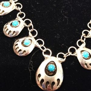 Navajo sterling silver necklace set